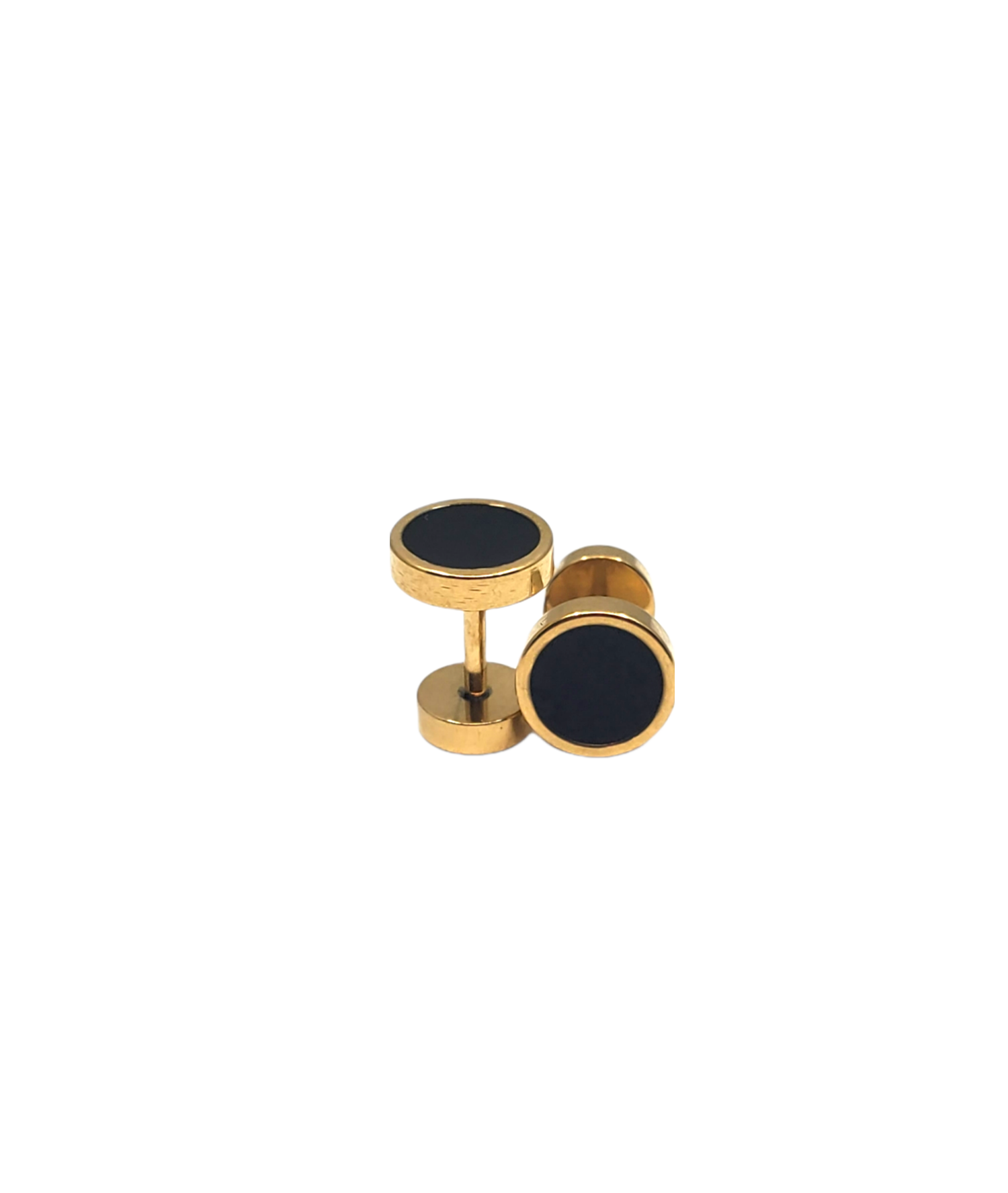LE TIENS/ Gold studs with enamel 